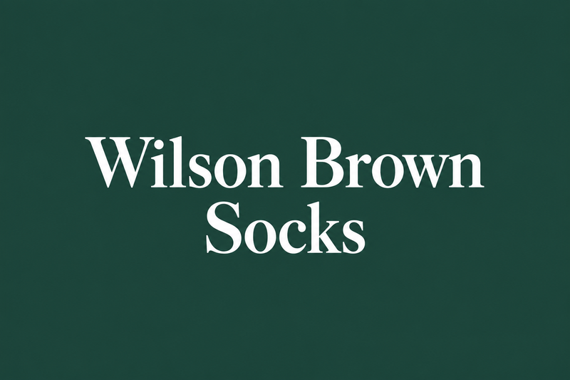 Wilson Brown Socks