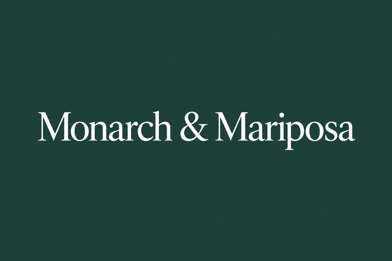Monarch & Mariposa