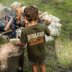 Burlebo Youth Short Sleeve Tee - Hunting Dogs - Hunter Green