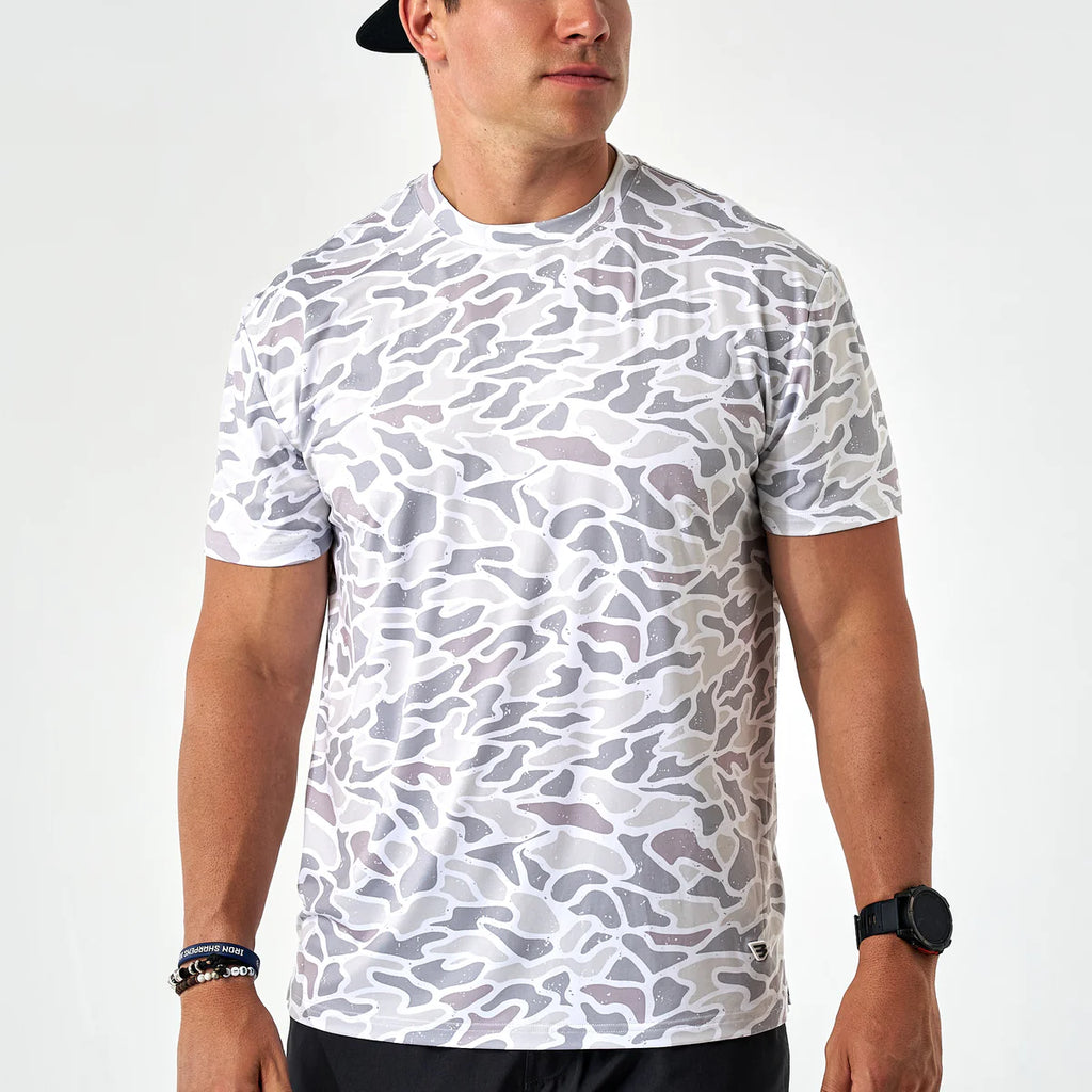GO TO TEE WHITE CAMO XL