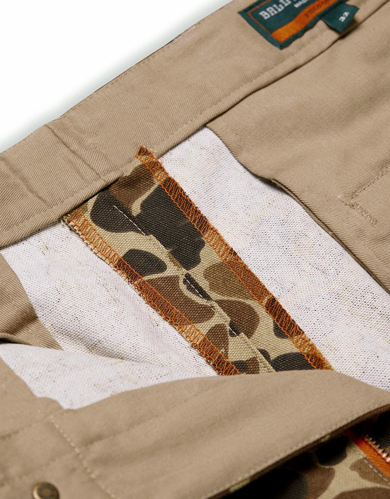 Ball and Buck- Midweight Field Pant - 17oz Waxed Camo