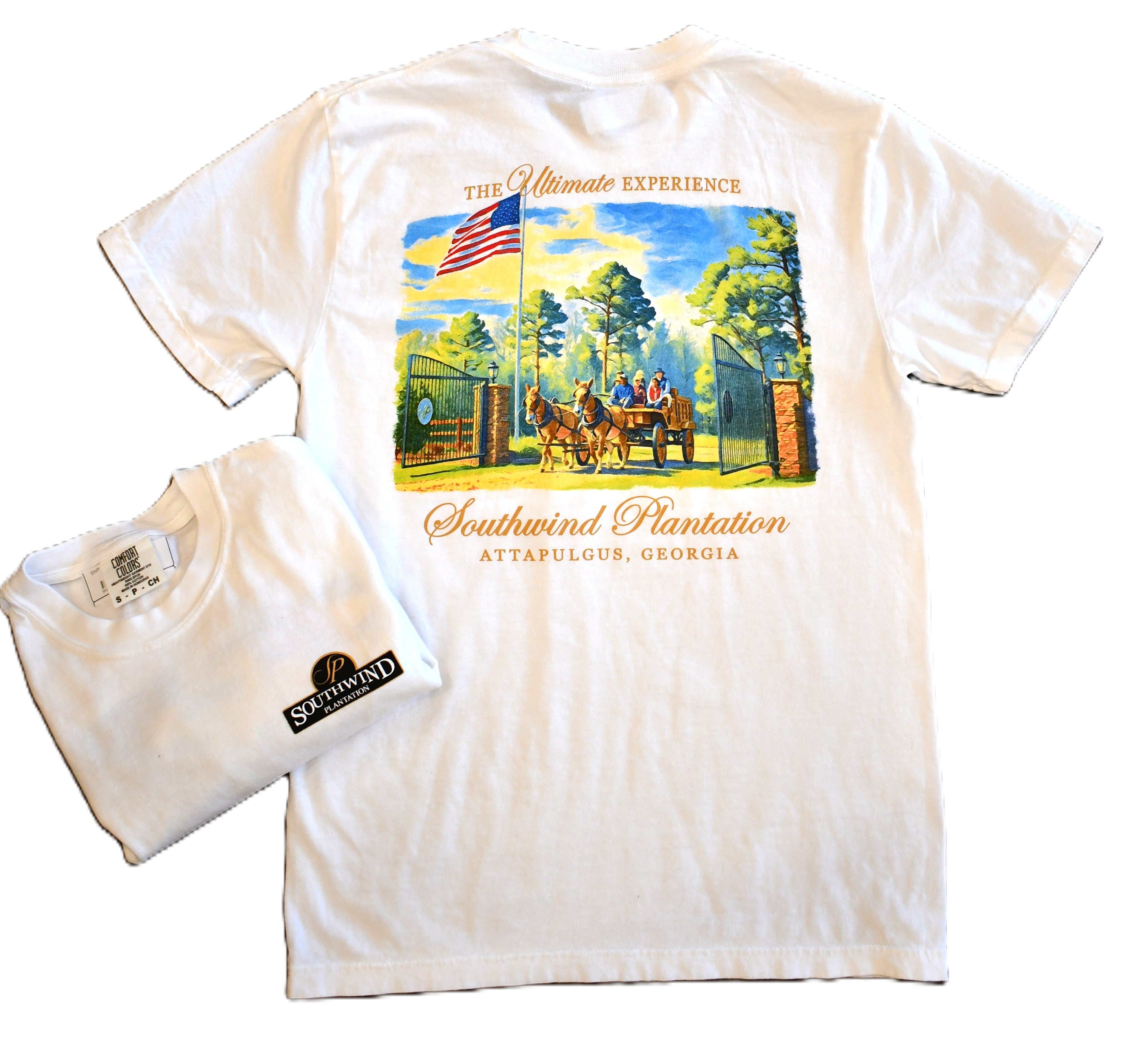 SWP WAGON SS TEE WHITE 3X
