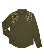 Ball and Buck- Active+ Joan Field Shirt in Olive
