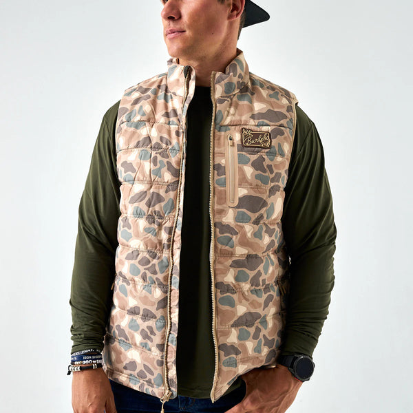 PUFFER VEST-PINTAIL CAMO XL