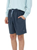 BOYS BREEZE SHORTS BLUE DUSK LG