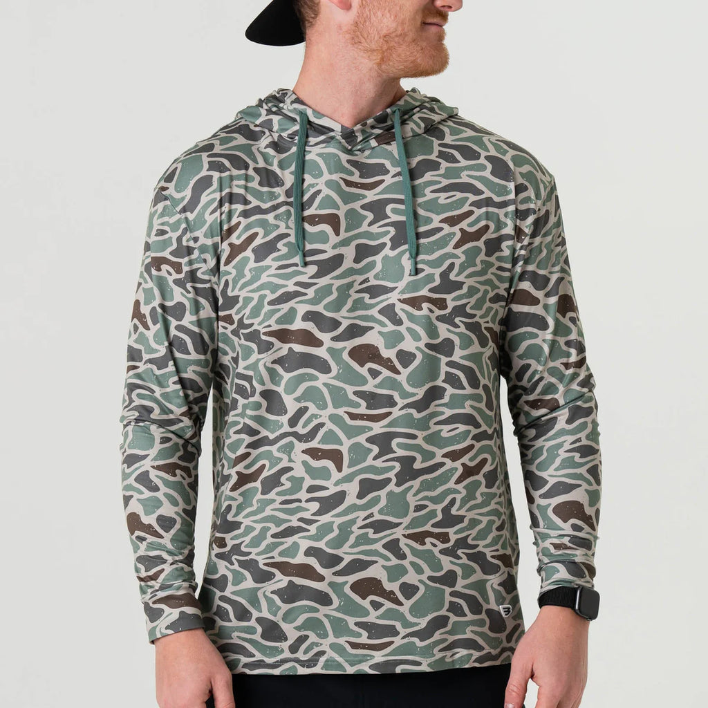 Burlebo Performance Hoodie - Retro Duck Camo 2X