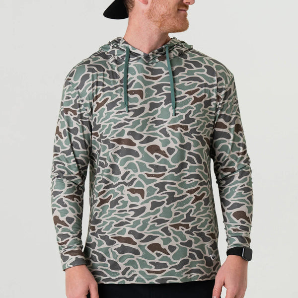 Burlebo Performance Hoodie - Retro Duck Camo 2X