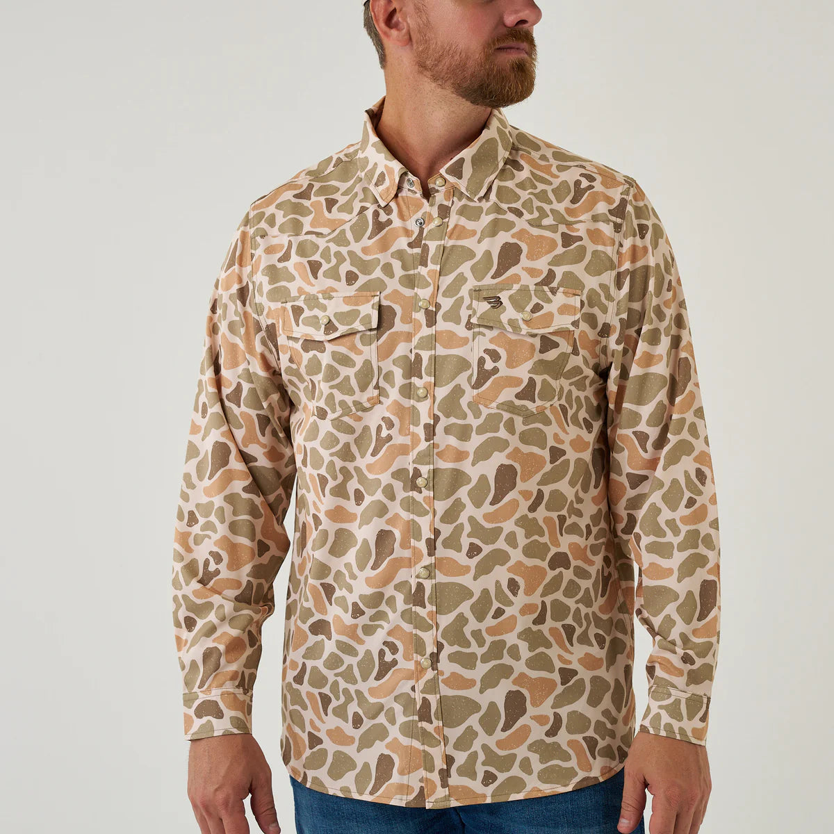 PERF WESTERN LS SHIRT-VENADO CAMO XL