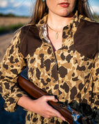 Ball and Buck- Active+ Joan Field Shirt in Original Camo