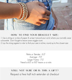 Double Chain Gold Bracelet: 6.0 inch
