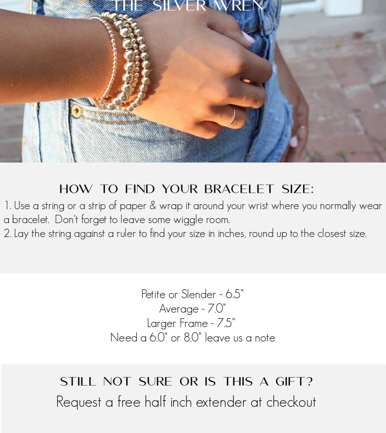Double Chain Gold Bracelet: 7.0 inch