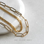 Double Chain Gold Bracelet: 6.0 inch