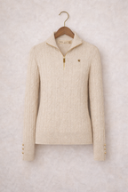 Farm Couture - Highgrove Cable 3/4 Zip Sweater