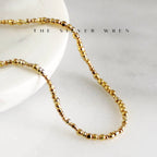 Golden Unity Seed Bead Necklace
