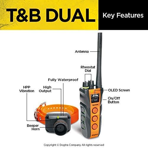 DOGTRA- T&B DUAL 1-DOG COLLAR
