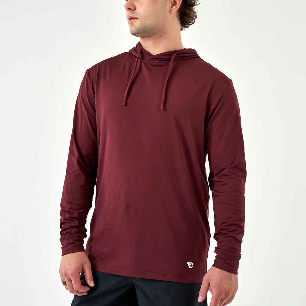 Burlebo Performance Hoodie - Maroon 2X