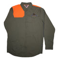 Mens Featherwt Shooting Shirt LS BlazeDusty Olive MD