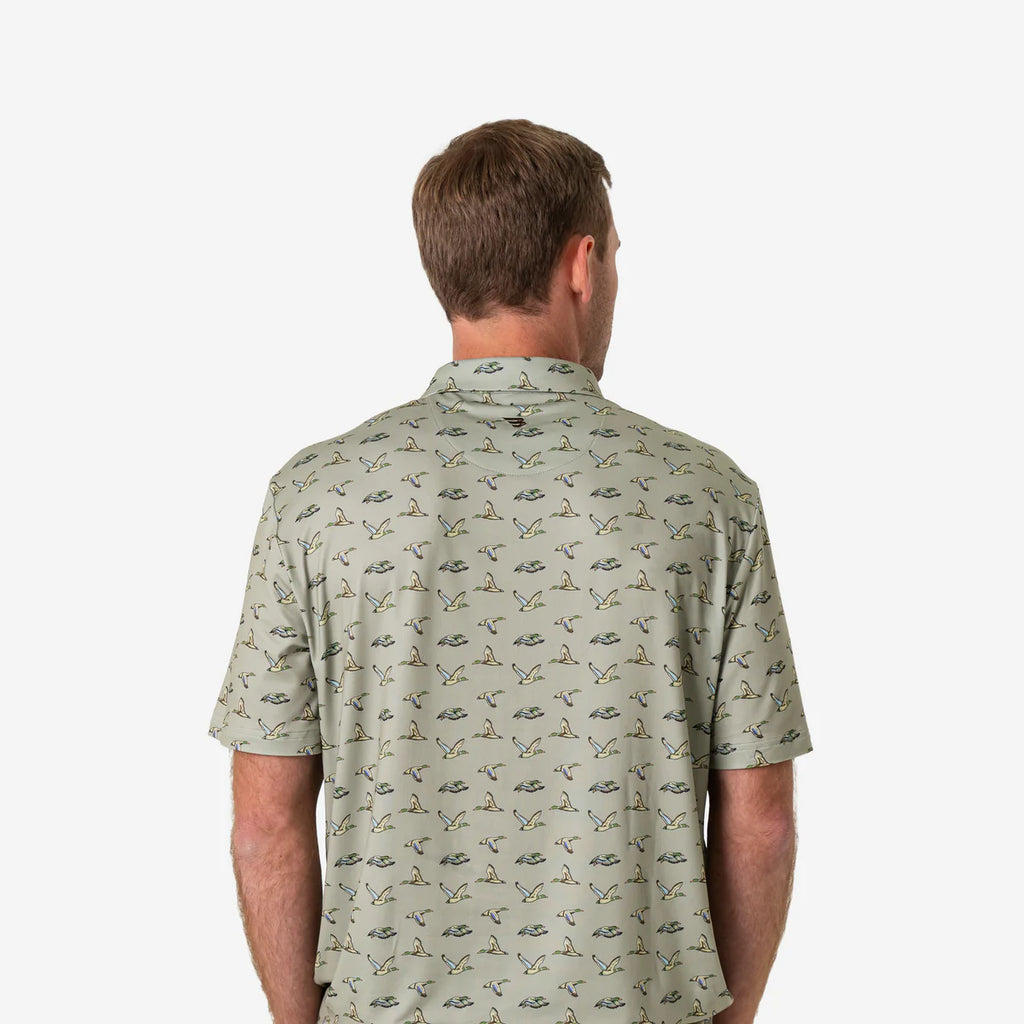Performance Polo - Flying Ducks - Green 2X