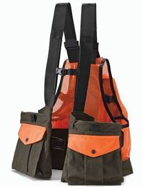 Waxed Cotton Strap Vest ML