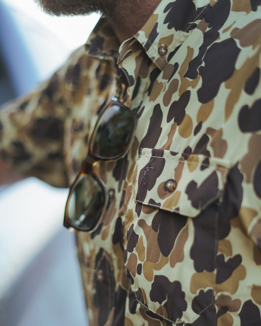 Ball and Buck Active+ Field Shirt, Short Sleeve - Original Camo