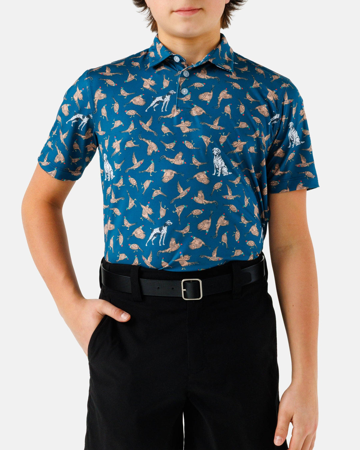 Waggle - Bird Dog Boy's Polo