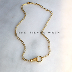 Gold Hand Pendant Necklace: 18 inch