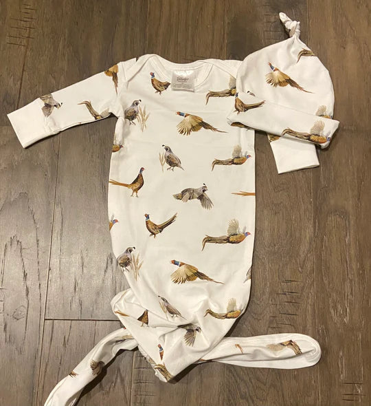 SALTWATER NEWBORN GOWN