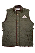 Classic Quilted Olive Vest XL