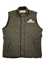 Classic Quilted Olive Vest XL