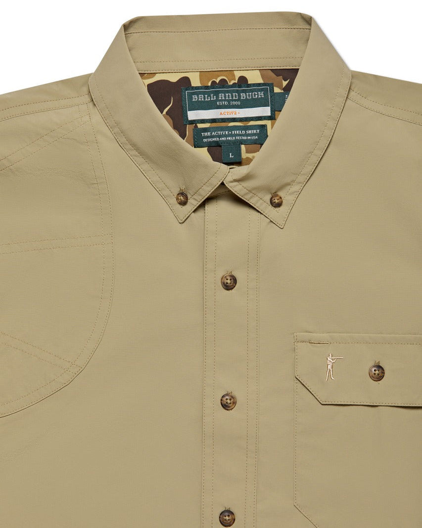 Active+ Field Shirt, Short Sleeve