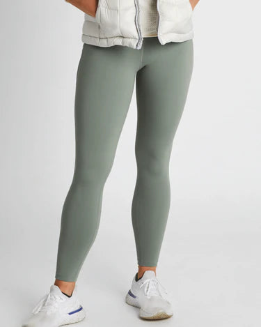 BANDED WOMENS LEGGINGS GREEN 2X