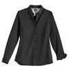 INFLUENCER WINDOWPANE WOVEN SHIRT BLACK 2X