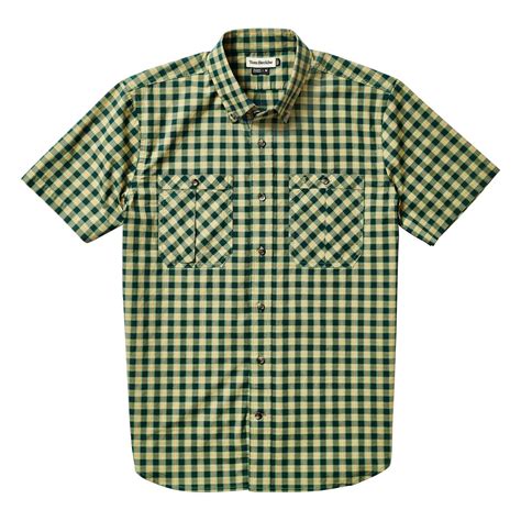 TOM BECKBE MENS TIDEWATER SHORT SLEEVE OLIVE 2XL