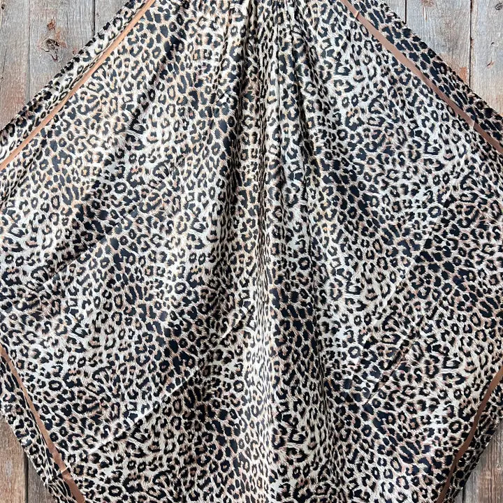 Tan Leopard Wild RagScarf