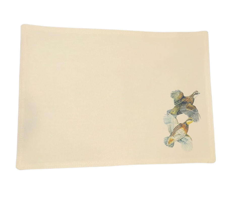 FEATHERS FLY- QUAIL PLACEMATS