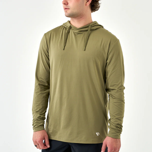 PERFORMANCE HOODIE SEA BREEZE GREEN XL