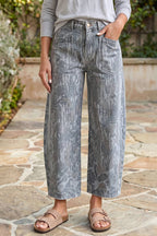 Little Daisy Closet - Camouflage Ankle Length Casual Shift Jeans