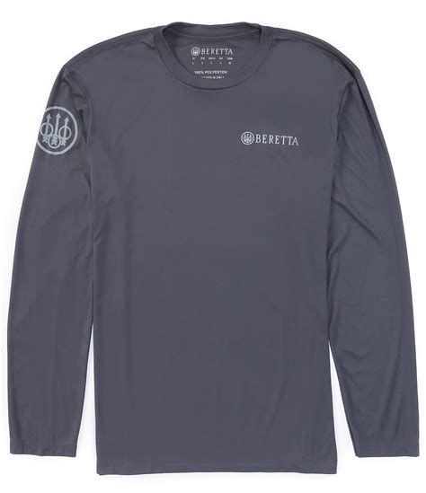 BERETTA 500 YR LONG SLEEEVE TSHIRT GREY
