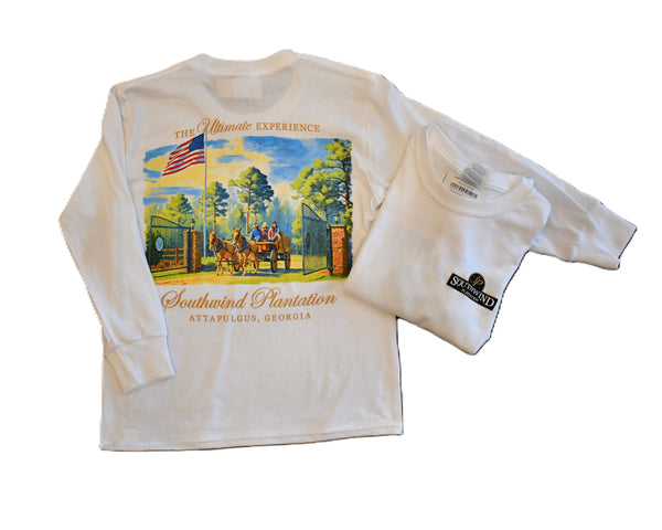 SWP WAGON LS WHITE YOUTH LG