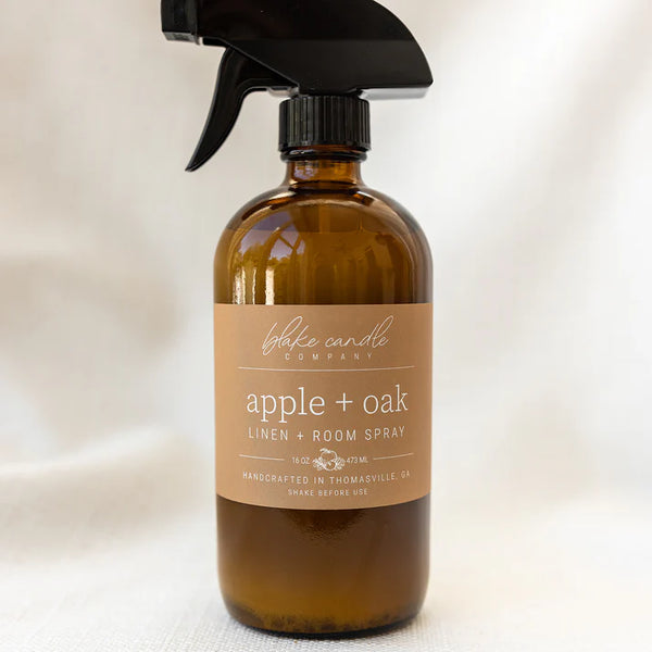 BLAKE CANDLE CO APPLE  OAK LINEN ROOM SPRAY
