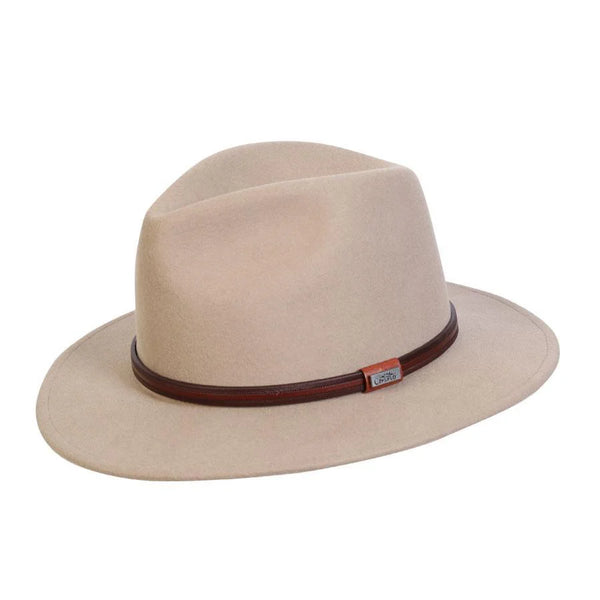 JACKEROO WOOL CRUSHABLE HAT PUTTY SM