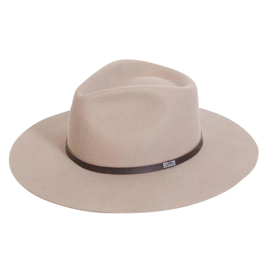 BANJO PATERSON AUSTRALIAN WOOL HAT PUTTY LG
