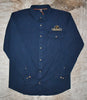 ORVIS MENS MIDWEIGHT SHOOTING SHIRT DARK BLUE-3X