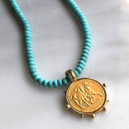 Desert Rider Beaded Necklace: 16 inch
