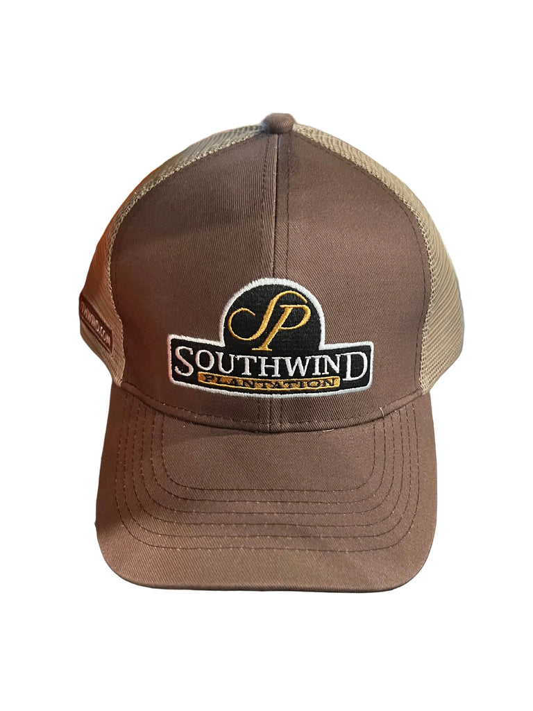 SOUTHWIND BROWN AND TAN TRUCKER HAT