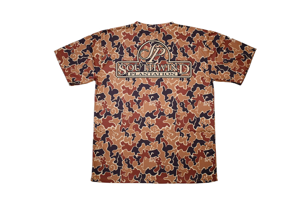 Southwind SS Polyester Perf Brown Pointer Camo 2X