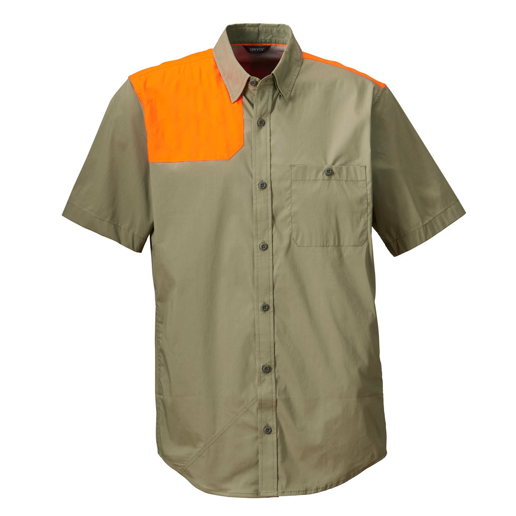 Mens Featherwt Shooting Shirt SS BlazeDusty Olive MD