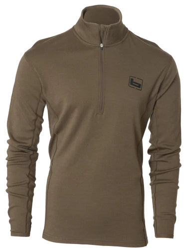 BANDED MERINO 14 WOOL PULLOVER XL