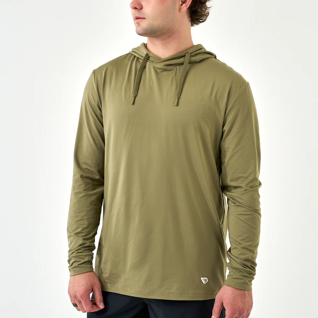 PERFORMANCE HOODIE SEA BREEZE GREEN LG