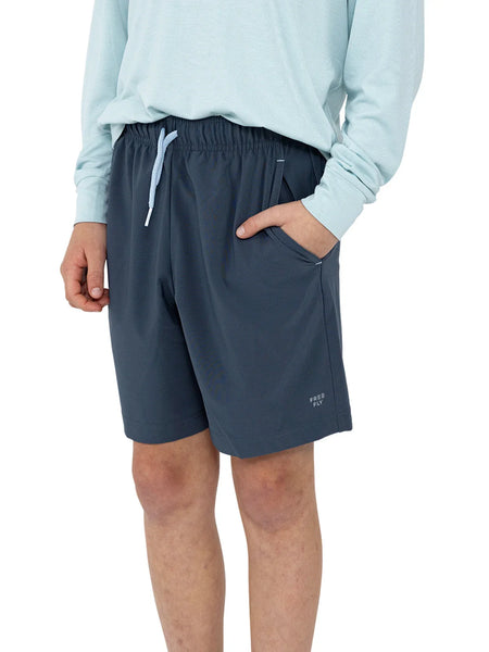 BOYS BREEZE SHORTS BLUE DUSK MD